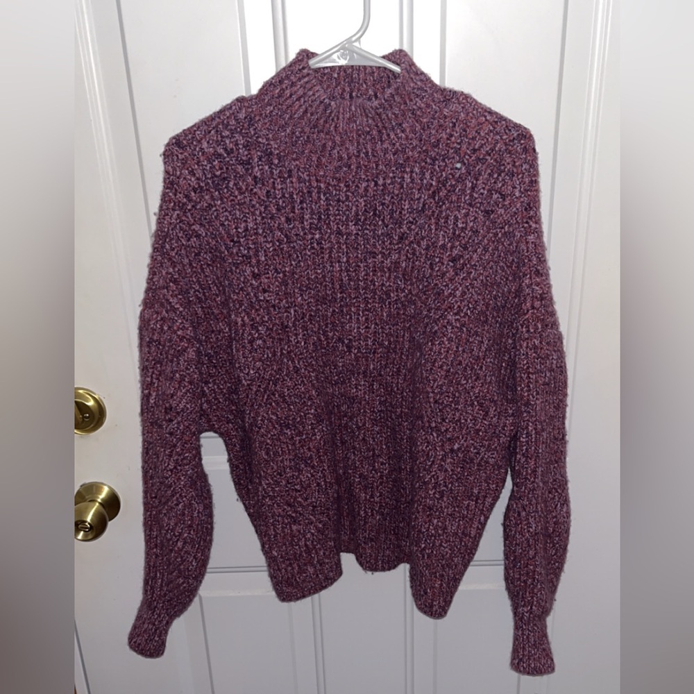 LOFT Burgundy/Purple Sweater